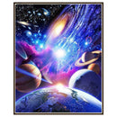 Space 5D DIY Full Drill Round Diamond Painting Embroidery Cross Stitch(4)