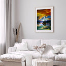 Diamond Painting Lake Island Full Round Rhinestone Picture DIY Set 30x40cm