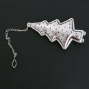 Stainless Steel Christmas Tree Tea Infuser Loose Leaf Tea Strainer Filter