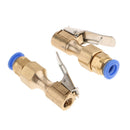1 Pair Car Bike Air Compressor Chuck Nozzle 8mm Clip On Tyre Valve Connector