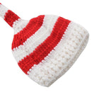 Christmas Crochet Knit Baby Photo Hat White Red