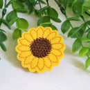 Sunflower Retractable Reel Recoil ID Badge Lanyard Name Tag Key Holder Bel KTT