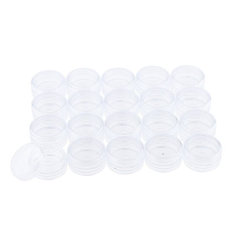 Set of 20,Empty Clear Small Storage Containers for A Wide Variety of Items,Such