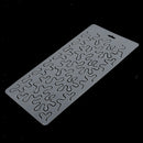 2pcs Plastic Clear Quilting Stencil Template for Stitch Sewing DIY Art Craft