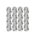 20Pc 1/2-20 Chrome Bulge Lug Nuts Car Refit Nuts For Jeep Dainuo Cut Hex Nu
