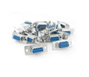 10Pcs D-SUB 9 Pin DB9 Female Solder Type Socket Connector DP High QualiME