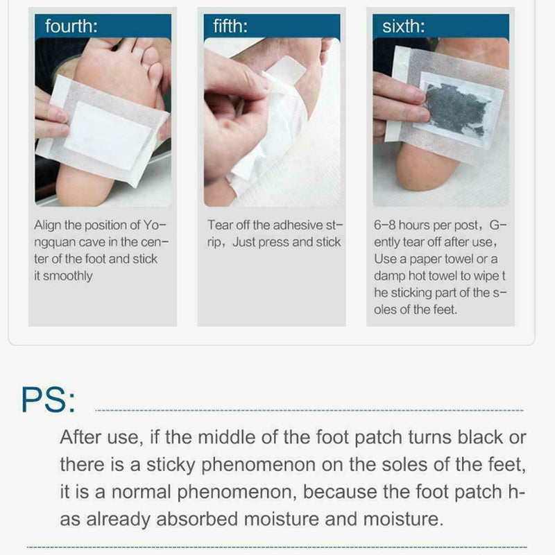 5 pairs Foot Care Magic Patch Moisture-Relieving Foot Patch V8J9