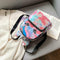 Sequin Backpack Lovely Horn Shoulder School Bag Women Travel Knapsack (2) A#S