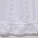 White Long 6-Hoop Petticoat Extra Full Wedding Prom Ball Crinoline Underskirt