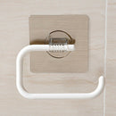 Toilet Paper Holder Wall-Mounted Holder Punch Free For Bathroom Kitchen HangE7P7