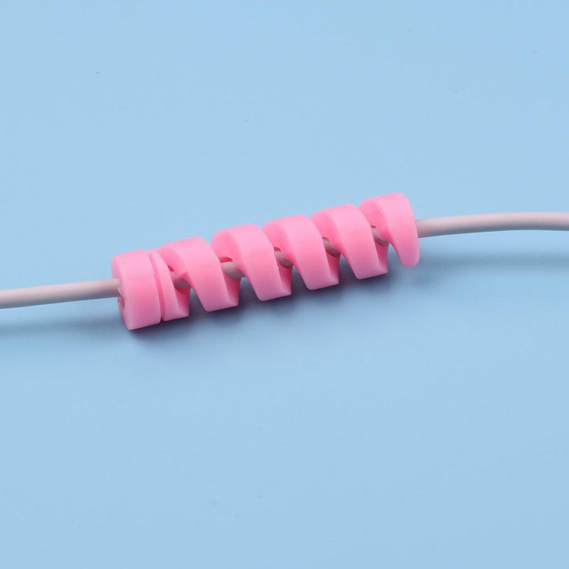 4pcs Cable Protector Data Wire Silicone Bobbin Winder USB Charging Case Cover
