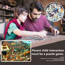 1000pcs DIY Bustling Downtown Puzzle Educational Learning Assembling Toys