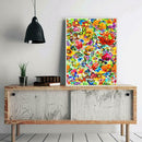 5D DIY Full Drill Diamond Painting Colorful Flower Butterfly Cross Stitch
