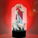 DIY Diamond Painting LED Light Jesus Special Shaped Drill Embroidery Lamp