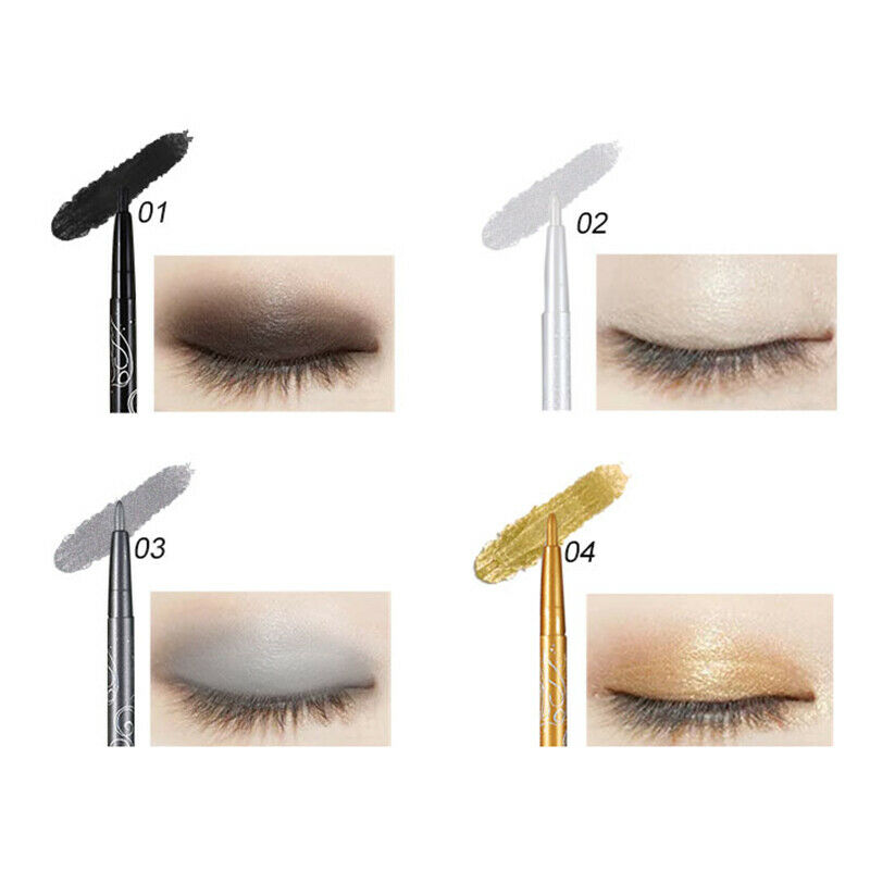 Menow Makeup Set 12Color/Kit Waterproof Eye Shadow Pencil Rotate Eyeliner L Z3V5