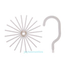 Rotating Plastic 20 Hooks Neck Tie Rack Hanger Holder Closet Organizer Accessory