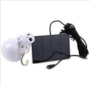 Solar Panel Powered Led Bulb Light Portable Outdoor Camping Tent Energy Lam G6P3