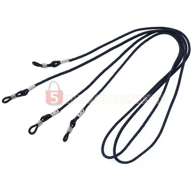 2x Glasses Strap Neck Cord Adjustable Sunglasses Eyeglasses String Lanyard Hold