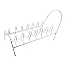 Countertop Holder Shelf Stainless Steel Sink Kitchen 7 Slots Dish Rack Draining