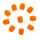 Microphone Cap Cover Windshileld for Lapel Lavalier Headset Mic Orange
