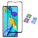 For Huawei P30 Full Cover Screen Protector 9D Tempered Glass Film Anti-Scratch
