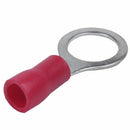25pcs Insulated Crimp Ring Terminal Wire Connector 22-16AWG M6