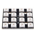 WS2812B 16-Bit 4*4 Full Color 5050 RGB LED Lamp Panel RGB light source modu