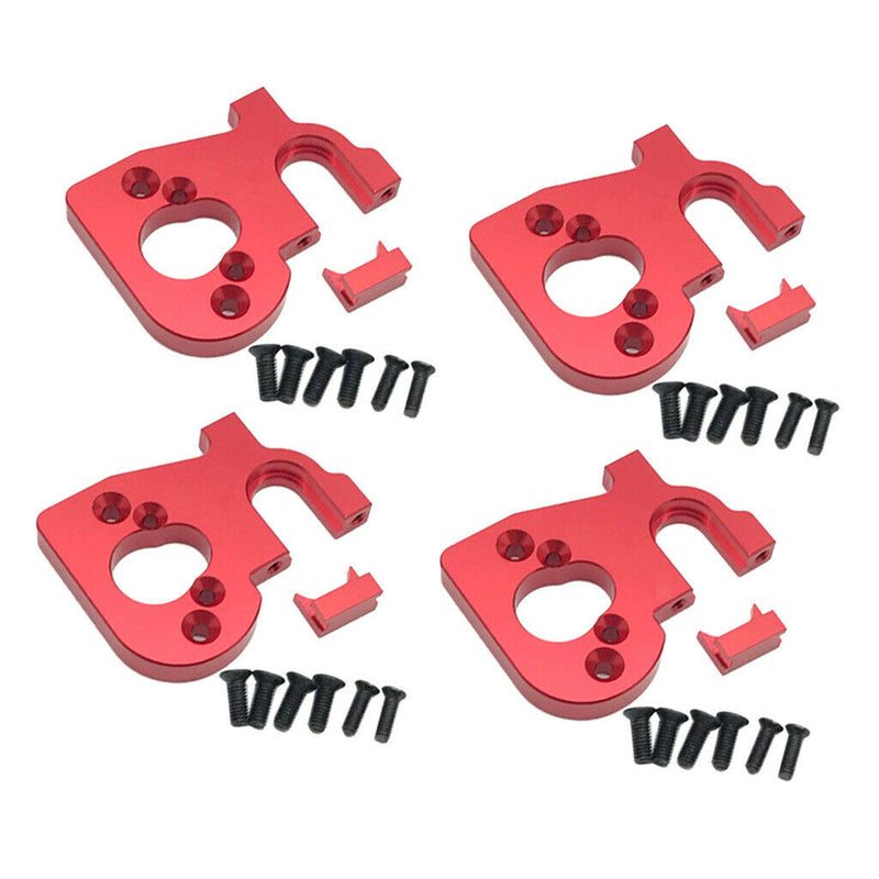 4Pcs RC Metal Motor Base for WLTOYS 144001 Car Buggy Trucks Replacements