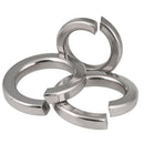 60pcs M1.6,2,2.5,3,4,5 Split Lock Spring Coil Washers Kit A2 304 Stainless Steel