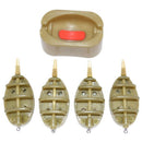 Hirisi 4pcs Carp Fishing Feeder Tool Carp Lead Sinker Carp Fishing Feeder 1 U6Y2