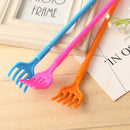 Plastic back scratcher massage portable pocket itching claw tool random LJ