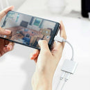 Headphone Splitter Dual Type C Audio Adapter Aux Call Fast 2 In 1 Accessories