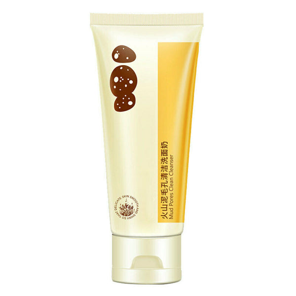Pore Terminator Deep Cleansing Foam Volcanic Mud Facial Cleanser Moisturizing