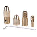 3 Clip Head+10 Collet+1 Wrench Twist Hand Drill Kit Electric Drill Bits