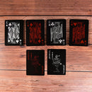 Waterproof Black Plastic Playing Cards Collection Poker Cards Board Games FT ME