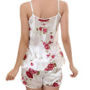 Women's Sleepwear Pajamas Set Blouse Shirt +Short Pants