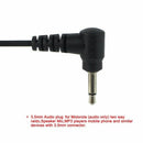10 pcs 3.5mm Audio Plug Listen/Receiver Only Surveillance Air tube Earpiece