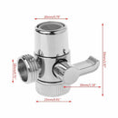 3-way Brass Diverter Valve Faucet Connector Adapter Three Head Function Switch