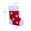Scene Decor Supplies Christmas Snow Flakes Stocking Xmas Home Decoration