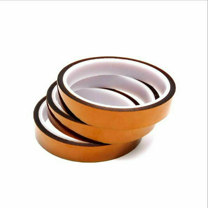 20mm x 30M 100ft Kapton Tape Adhesive High Temperature Heat Resistant Polyimide#