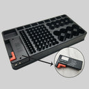 Battery Storage Organizer Tester Cases for AAA AA 9V CD 100+ Batteries New