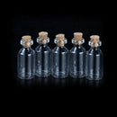 5PCS 5ML Clear Mini Small Cork Stopper Glass Vial Jars Containers Bottles -Q
