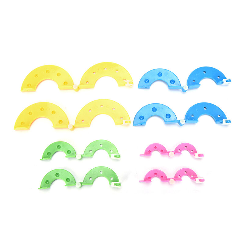 1 Set 4 Sizes Pom Pom Maker Fluff Ball Weaver Needle Knitting Wool Tool YaES