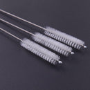 8Pcs/Kit Stainless Steel Metal Drinking Straw Straws w/ 3 Cleaner Brush Tools