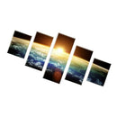 5 Panels Canvas Wall Art Hanging Painting Pictures Earth Hanging Ornaments