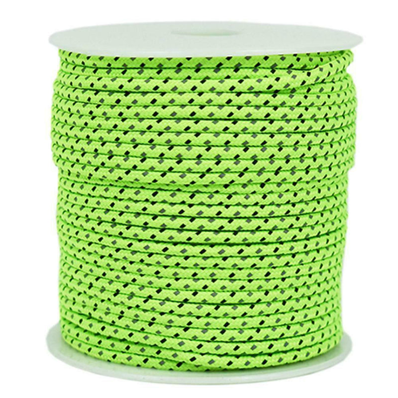 5m Survival Paracord 4mm Reflective Parachute Cord Lanyard Rope for Camping