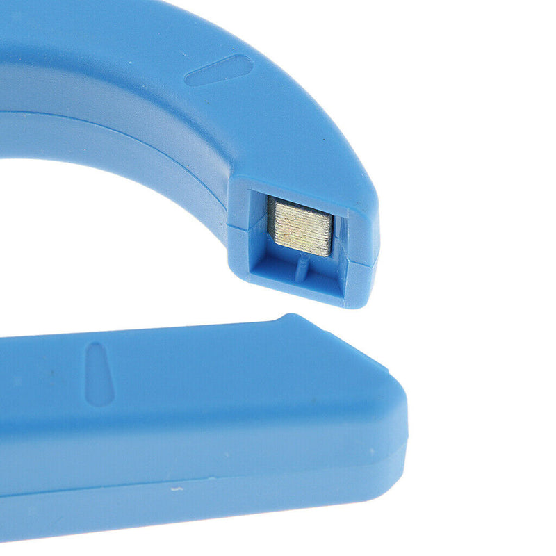 Blue Digital Handheld Clamp Multimeter  Meter DMM CE AC DC Volt Ampere