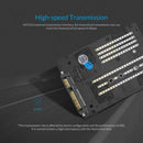 M.2 NGFF/MSATA to SATA Convertor M.2 B-Key to SATA3.0 6Gbps With SSD Enclosure