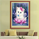 Cute Cat 5D Diamond Painting Embroidery DIY Cross Stitch Craft Home Decor