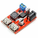 LM2596 LM2596S Dual USB DC-DC 9V 12V 24V 36V to 5V 3A Step Down Buck Conver C5O9